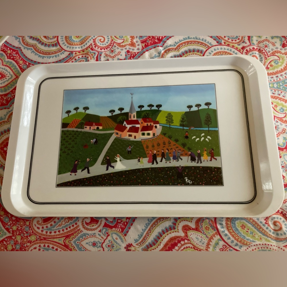 Villeroy & Boch EUC large melamine platter made in Italy.